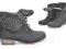 WORKER BOOT wywijane botki ocieplane 120 black 36