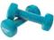 HANTELKI WINYLOWE 2x2 kg FITNESS AEROBIC METEOR!!