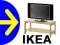 NAJTANIEJ IKEA LAIVA SZAFKA POD TV STOLIK REGAL