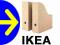 NAJTANIEJ IKEA KNUFF SEGREGATOR 2 SZT POJEMNIK