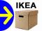 ### NAJTANIEJ IKEA PAPPIS PUDELKO Z POKRYWKA PUDLO