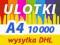 ULOTKI A4 10000 kolorowe DWUSTRONNE 135g