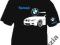 KOSZULKA T-SHIRT Z NADRUKIEM BMW AUDI OPEL TOYOTA