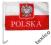 AUTO FLAGA FLAGI POLSKI SAMOCHODOWA EURO 2012