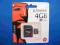 Micro SDHC SD HC 4GB Kingston + ADAPTER Class 4