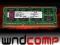 SODIMM KINGSTON DDR3 2GB 1333MHz KVR1333D3S9/2GB