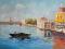 Wenecja,pejzaż,obraz olejny,panorama,60x120cm,ARTE