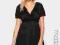 ASOS czarna elegancka sukienka / tunika M 38