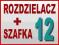 ROZDZIELACZ MOSIĘŻNY 12+ SZAFKA N/T ZAWORKI KPL