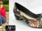 HY1234 BUTY BALERINKI KWIECISTE balck ATMOSPH 41