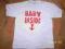 T-shirt ciążowy z napisem BABY INSIDE jedyny taki