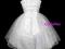 Biała efektowna sukienka dla damy 5 lat, 110