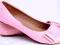 %%!! JESIEŃ BUTY BALERINKI 988-108 PINK LAKIER 39