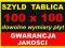 TABLICA-SZYLD 100x100 1x1 PCV,PLEXI,DIBOND,BLACHA
