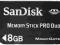SANDISK 8 GB MEMORY STICK PRODUO PRO DUO
