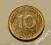 - 10 pfennig D z 1991 roku -