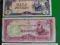 Zestaw banknotów z Birmy