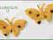 Aplikacje MOTYLE/MOTYLKI z cekinami  JEDYNE 3szt.