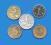 Chiny,Tajwan-zestaw 5 monet.BCM