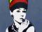 Audrey Rasta pop art obraz Hepburn