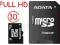Karta 16GB microSD microSDHC+ADAPTER Adata Class10