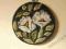 Kwiaty medalion ceramika - Niemcy