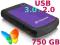 TRANSCEND 750GB 2.5 DYSK ZEWNETRZNY USB 3.0 i 2.0