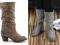 KOZAKI KOWBOJKI OCIEPLONE NOWOŚĆ JESIEŃ taupe - 40
