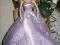 Liliowa suknia balowa dla Barbie