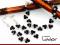 komplet   SWAROVSKI  czarny   STUDNIÓWKA  W-wa
