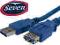 SEVEN markowy kabel przedłużacz USB 3.0 AM-AF 1,8m