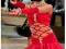 Sukienka do tańca łaciny zdobiona 140 -158 cm B,A