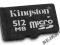 KARTA PAMIĘCI MICRO SD Kingston 512 MB