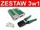 Zaciskarka + Tester kabli RJ45 + Wtyki 50 szt