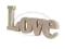 Drewniany, duży, wyjątkowy napis... Love