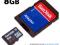 Karta pamieci 8GB różne class4 microsdhc wys 24h