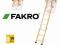 SCHODY STRYCHOWE FAKRO LTK 70 X 120 SUPER CIEPŁE