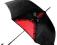 Parasolka czerwona kokarda koronka parasol
