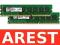 KINGSTON 8 GB 1333 (2 x 4 GB) CL9 KVR1333D3N9K2/8G