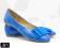 988-108 MELISKI LAKIEROWANE BALERINKI BLUE r.38