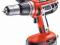 BLACK&DECKER WKRĘTARKA WIERTARKA HP188F3K 18 V