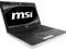 LAPTOP MSI X370 GWARANCJA !! WIN 7 BATERIA 10h