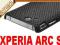 MESH CASE ELASTIC BLACK XPERIA ARC S X12 + FOLIA