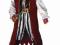 Kapitan Piratów strój kostium karnawałowy 128 cm