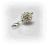 LaMar_ 925 Srebrny charms! Kula Swarovski 8mm