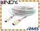 Kabel FireWire (IEEE 1394) 6/6 Lindy 30860 - 1m