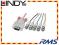 Kabel do monitora VGA - 5xBNC Lindy 31562 - 1,8m