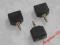 ADAPTER 2x GNIAZDO JACK na JACK 3,5mm GOLD