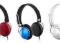 Pioneer SE-MJ151 RED_BLUE_WHITE słuchawki RETRO