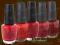 OPI lakiery REDS piękne czerwienie wino wiśnia